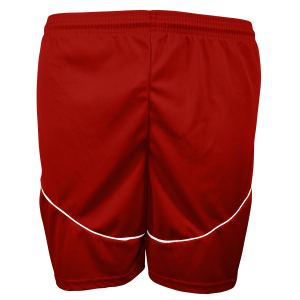 5"  YOUTH ATHLETIC SHORTS - Red, M
