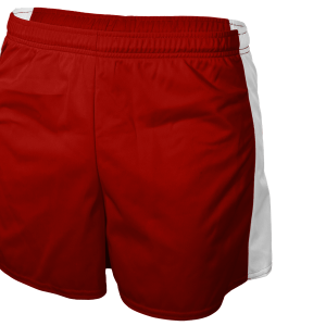 YOUTH 2 PLY TRACK SHORTS - Red, M