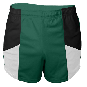 YOUTH TRACK SHORTS - Dark Green, M