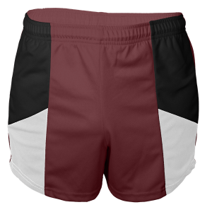 YOUTH TRACK SHORTS - Maroon, M