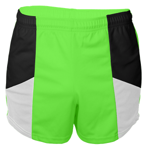 YOUTH TRACK SHORTS - Neon Green, M