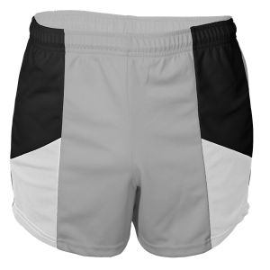 YOUTH TRACK SHORTS - Silver, M
