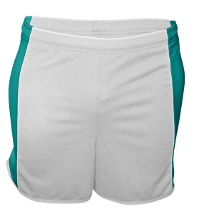 ADULT  TRACK SHORTS - Teal, M