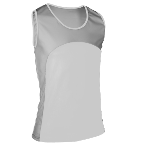 ADULT  TRACK JERSEY - Silver, M