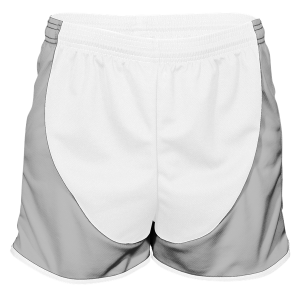 ADULT  TRACK SHORTS - Silver, M