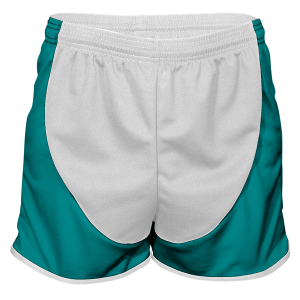 ADULT  TRACK SHORTS - Teal, M