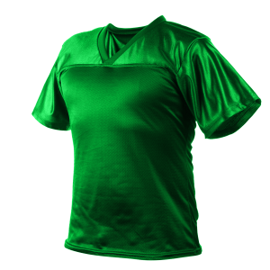 YOUTH FOOTBALL STYLE FAN SHIRT - Kelly Green, M