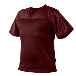 YOUTH FOOTBALL STYLE FAN SHIRT - Maroon, M