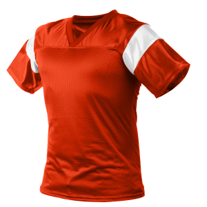 ADULT  FOOTBALL STYLE FAN SHIRT - Orange, M
