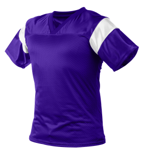 ADULT  FOOTBALL STYLE FAN SHIRT - Purple, M