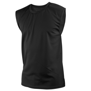 ADULT  MUSCLE SHIRT - Black, M