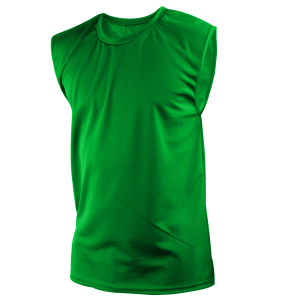 ADULT  MUSCLE SHIRT - Kelly Green, M
