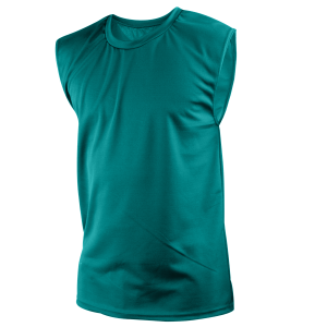 ADULT  MUSCLE SHIRT - Teal, M