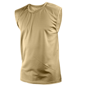 ADULT  MUSCLE SHIRT - Vegas Gold, M