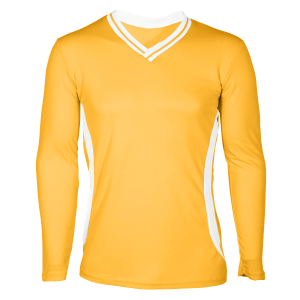 GIRL'S VOLLEYBALL JERSEY - Gold, M
