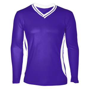 GIRL'S VOLLEYBALL JERSEY - Purple, M