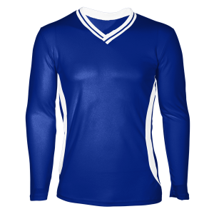 GIRL'S VOLLEYBALL JERSEY - Royal Blue, M