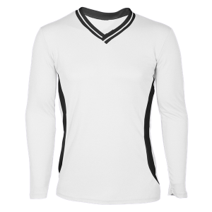 GIRL'S VOLLEYBALL JERSEY - White, M