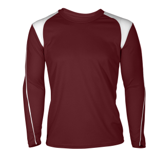 GIRL'S VOLLEYBALL JERSEY - Maroon, M