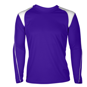 GIRL'S VOLLEYBALL JERSEY - Purple, M