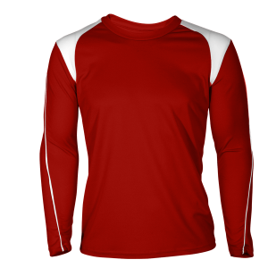 GIRL'S VOLLEYBALL JERSEY - Red, M