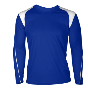 GIRL'S VOLLEYBALL JERSEY - Royal Blue, M