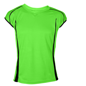 GIRL'S VOLLEYBALL JERSEY - Neon Green, M