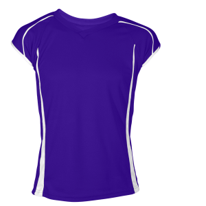 GIRL'S VOLLEYBALL JERSEY - Purple, M