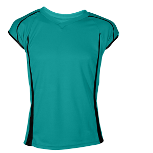 GIRL'S VOLLEYBALL JERSEY - Teal, M