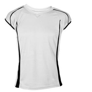 GIRL'S VOLLEYBALL JERSEY - White, M