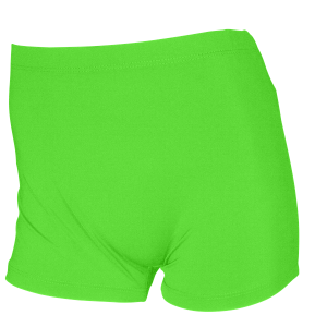 4"  WOMEN'S VOLLEYBALL SHORTS - Neon Green, M