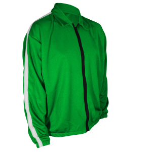 ADULT  WARM UP JACKET - Kelly Green, M