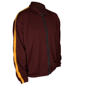 ADULT  WARM UP JACKET - Maroon, M