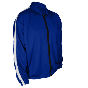 ADULT  WARM UP JACKET - Royal Blue, M