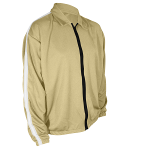 ADULT  WARM UP JACKET - Vegas Gold, M