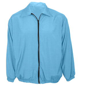 ADULT  WARM UP JACKET - Columbian Blue, M