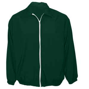 YOUTH WARM UP JACKET - Dark Green, M