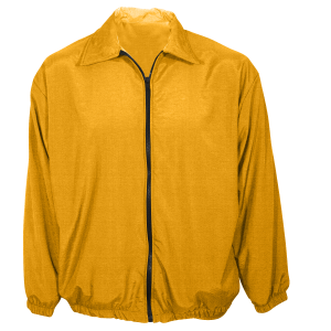 ADULT  WARM UP JACKET - Gold, M