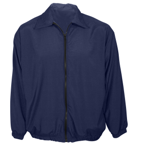 ADULT  WARM UP JACKET - Navy Blue, M
