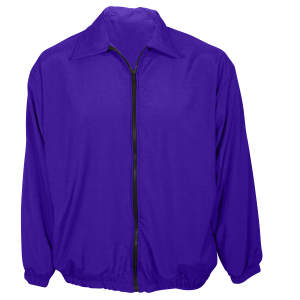 ADULT  WARM UP JACKET - Purple, M
