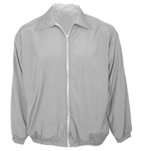 YOUTH WARM UP JACKET - Silver, M
