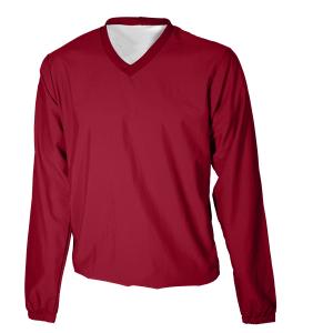 ADULT  PULLOVER JACKET - Cardinal, M