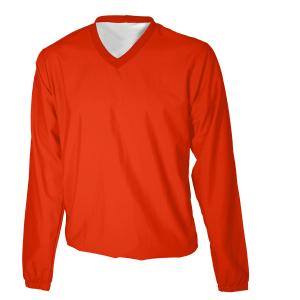 ADULT  PULLOVER JACKET - Orange, M