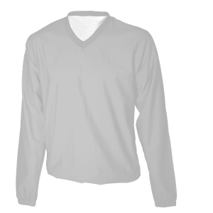 ADULT  PULLOVER JACKET - Silver, M