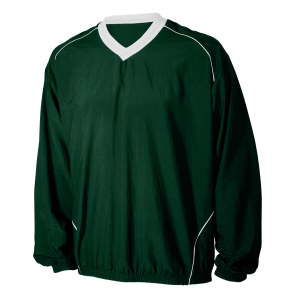 YOUTH PULLOVER JACKET - Dark Green, M