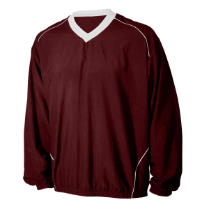 YOUTH PULLOVER JACKET - Maroon, M