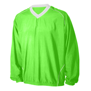 YOUTH PULLOVER JACKET - Neon Green, M