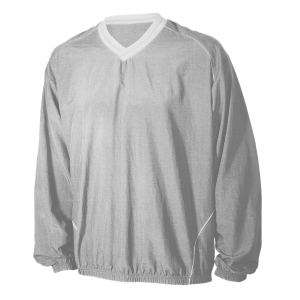 YOUTH PULLOVER JACKET - Silver, M