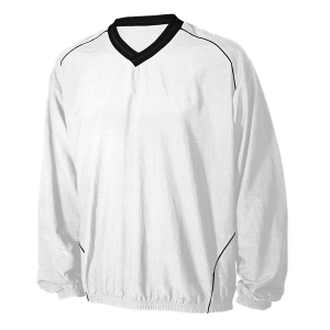 YOUTH PULLOVER JACKET - White, M