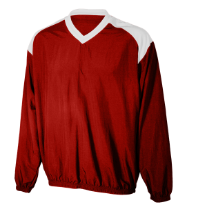 ADULT  PULLOVER JACKET - Red, M